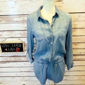 Velvet Heart Utility Romper - ASO Cece in New Girl
